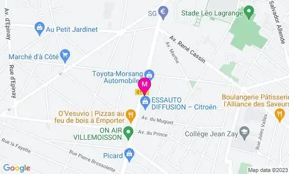 Localisation Restaurant Lounge La Véranda Lounge