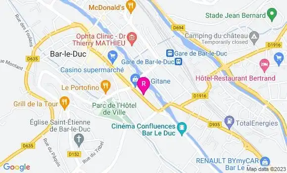 Localisation Restaurant  L