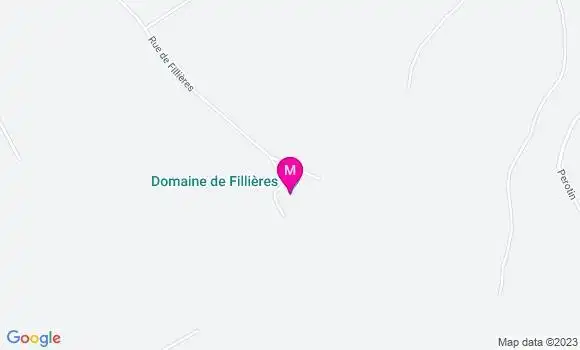 Localisation Restaurant  Domaine de Fillières