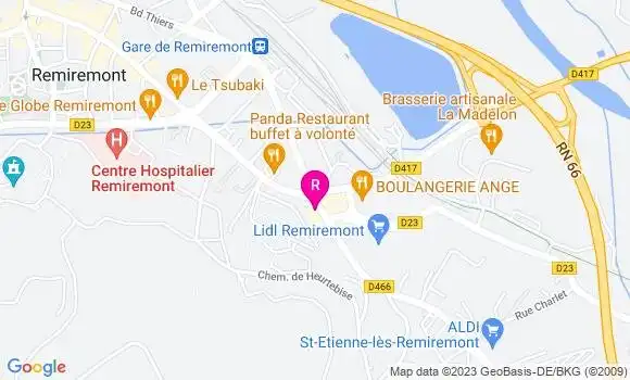 Localisation Restaurant  L