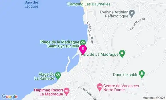 Localisation Pizzeria Chez Henri