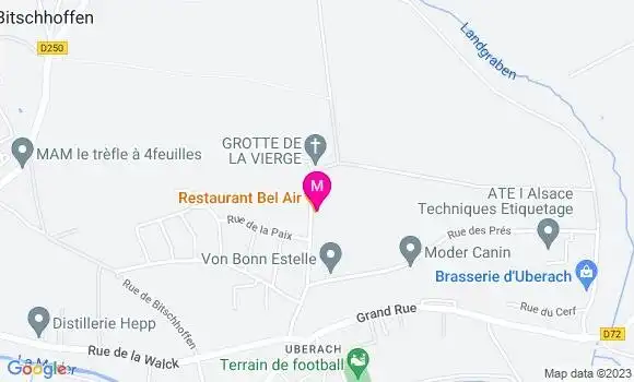 Localisation Restaurant  Bel Air