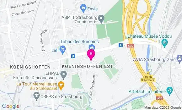 Localisation Restaurant Alsacien L