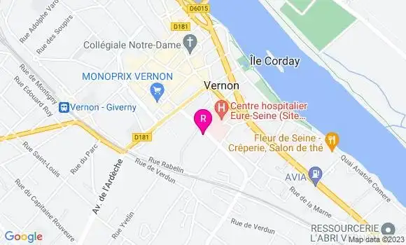 Localisation Restaurant  La Halle aux Grains