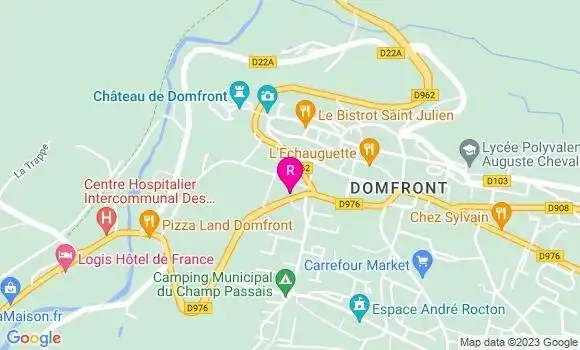 Localisation Restaurant  La Grange