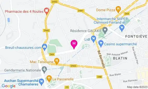 Localisation Restaurant Bar Bar le Beaulieu