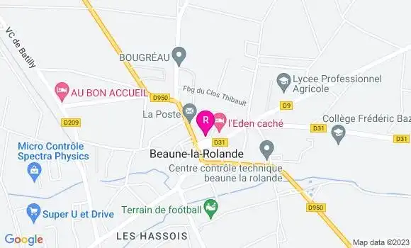 Localisation Restaurant  Café de la Place