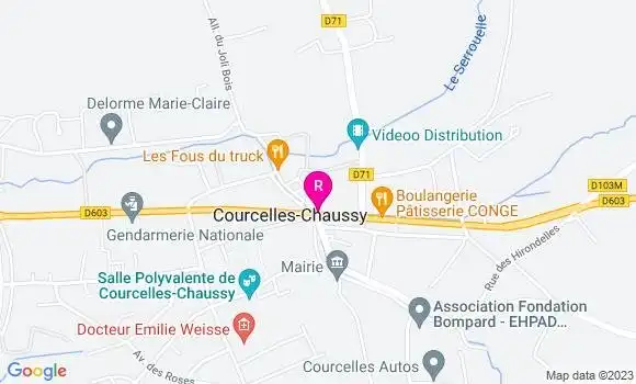 Localisation Restaurant  La Croix de Lorraine