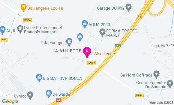 Localisation Restaurant  L