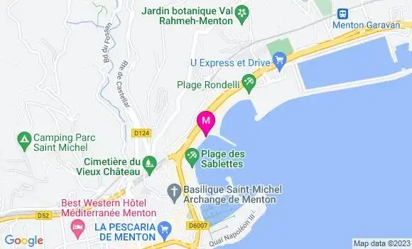 Localisation Restaurant  La Sauvage
