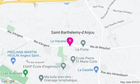 Localisation Restaurant  Le Relais Saint Barth