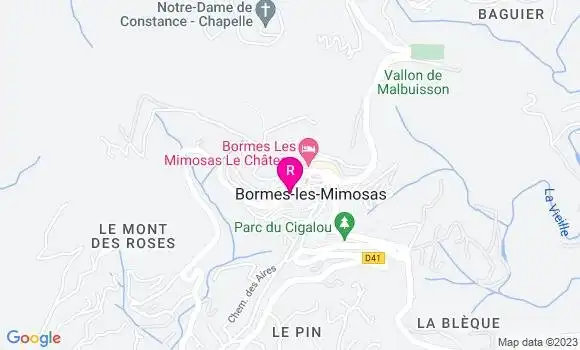 Localisation Restaurant  La Pastourelle