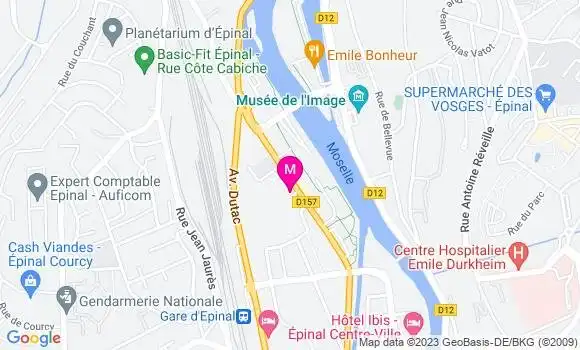 Localisation Restaurant  La Rose Impériale