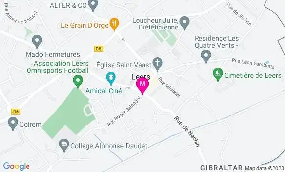 Localisation Restaurant Bar Le Limitrophe