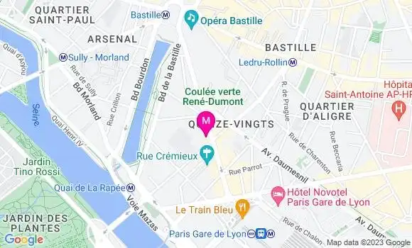 Localisation Restaurant  Café Quai 33