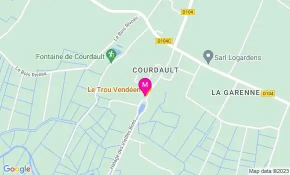 Localisation Restaurant  Le Trou Vendéen