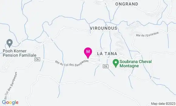 Localisation Restaurant  Chez Regine