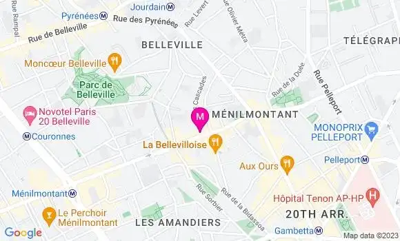 Localisation Restaurant Bar Le 101
