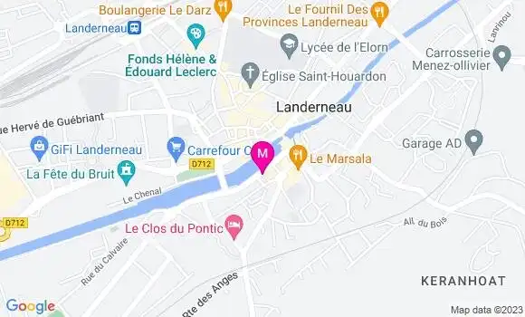 Localisation Restaurant  ParFaim du Quai
