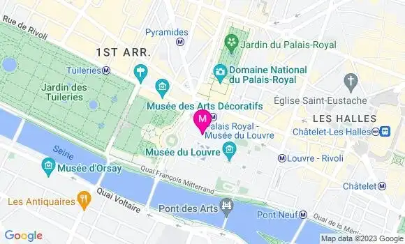 Localisation Restaurant  Le Café Marly