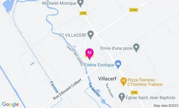 Localisation Restaurant  Le Melda