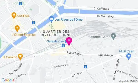 Localisation Restaurant Hôtel La Consigne