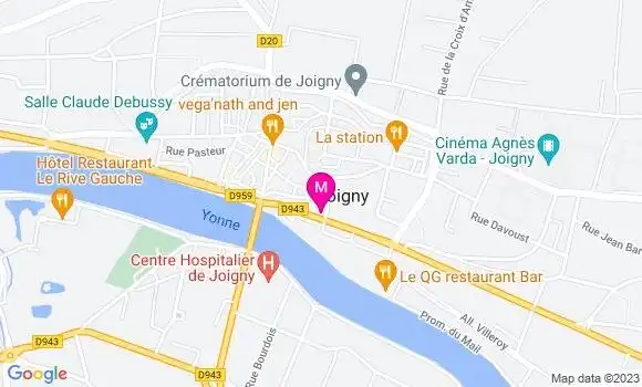 Localisation Pizzeria La Fringale