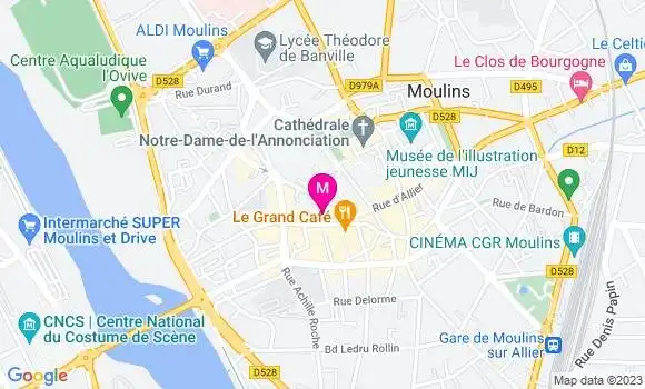 Localisation Restaurant  Café le Commerce