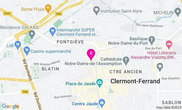 Localisation Restaurant  La Vache qui Tète