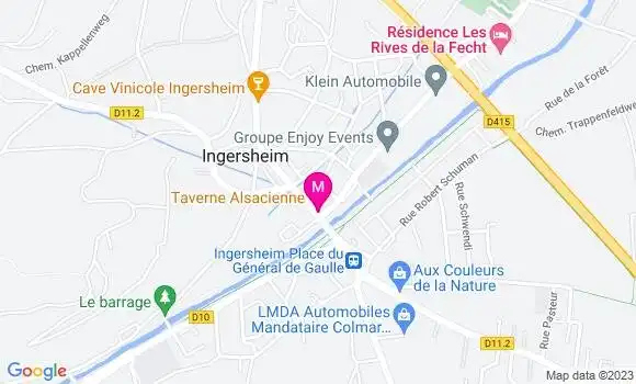 Localisation Restaurant Alsacien Taverne Alsacienne