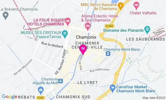 Localisation Restaurant  Le Monchu