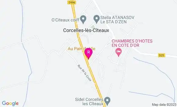 Localisation Restaurant  Au Pain de Vie