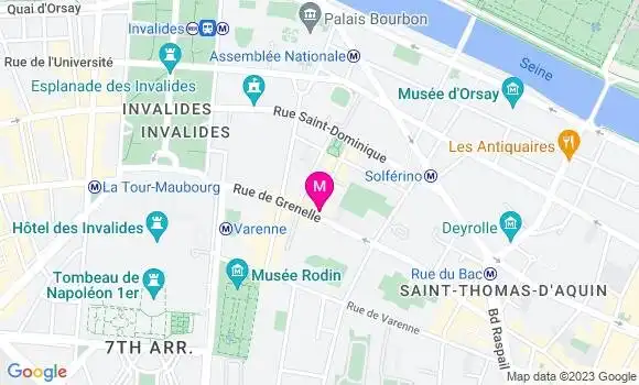 Localisation Restaurant Chinois Le Grenelle de Pékin
