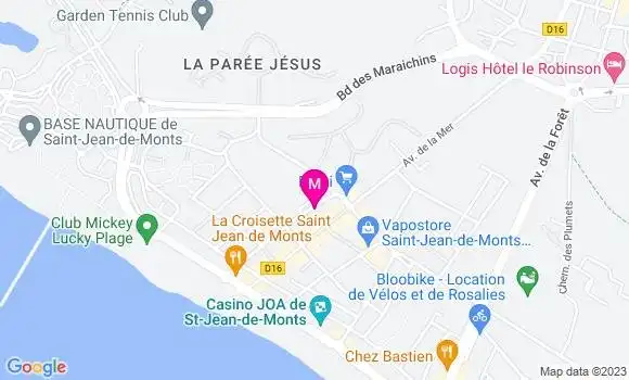 Localisation Restaurant  La Playa
