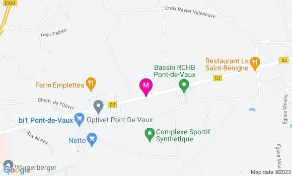Localisation Restaurant  Le Saint Bénigne