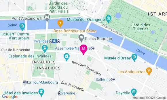 Localisation Brasserie Le Bourbon