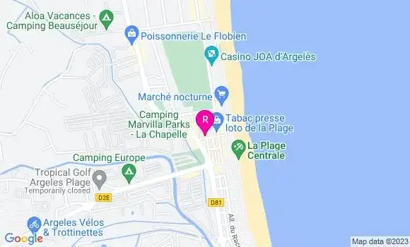 Localisation Restaurant  Seven Street Kfé