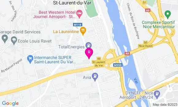 Localisation Restaurant  La Busca