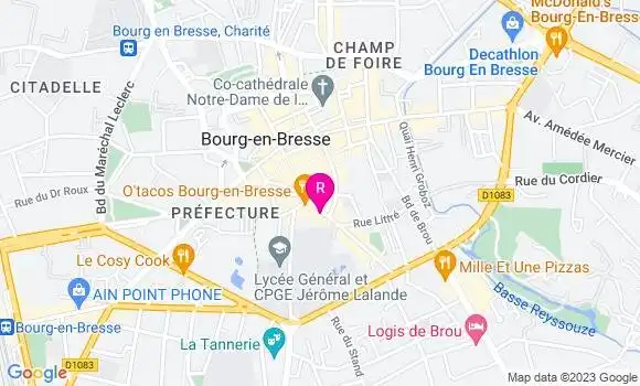 Localisation Restaurant  La Main Verte