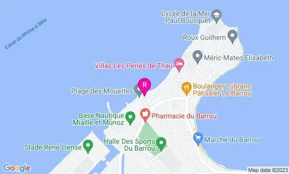 Localisation Restaurant  La Galinette