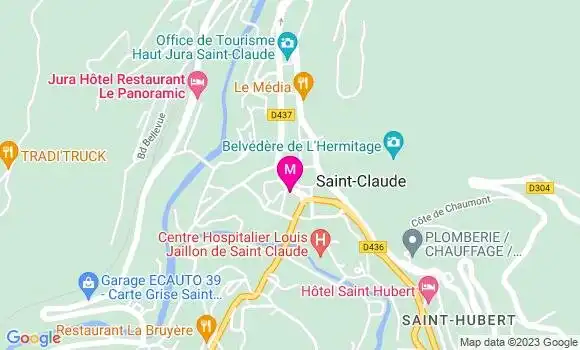 Localisation Restaurant Bar Le P