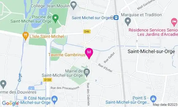 Localisation Taverne Gambrinus