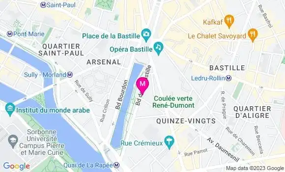 Localisation Restaurant  Les Quais