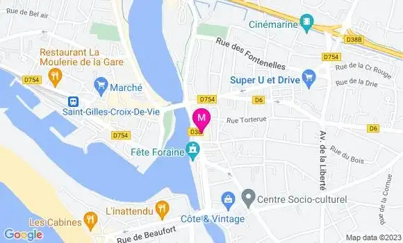 Localisation Restaurant  Le Saint Gilles