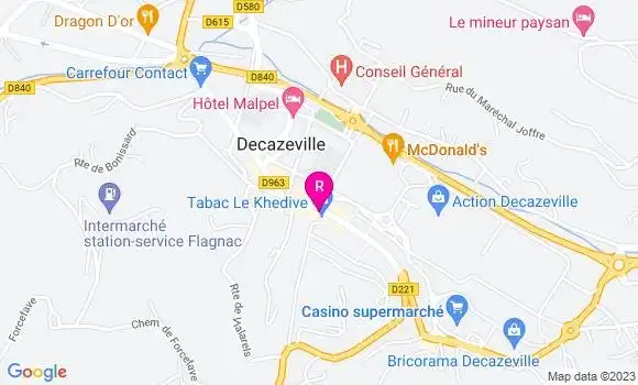Localisation Restaurant  L