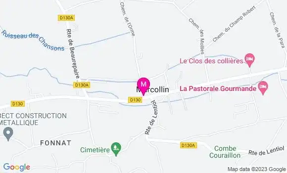 Localisation Restaurant Bar Le Petit Berger
