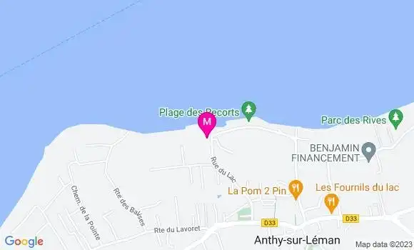 Localisation Restaurant  Le Goeland