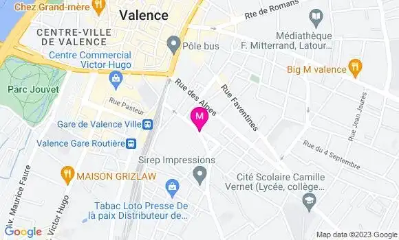 Localisation Restaurant Bar Bar du Carrefour
