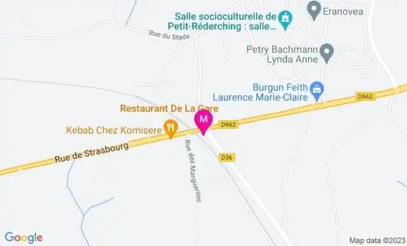 Localisation Restaurant de la Gare