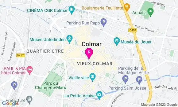 Localisation Restaurant  L